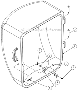 Part Location Diagram of CM9-PM2000-404 Powermatic LATCH CLIP