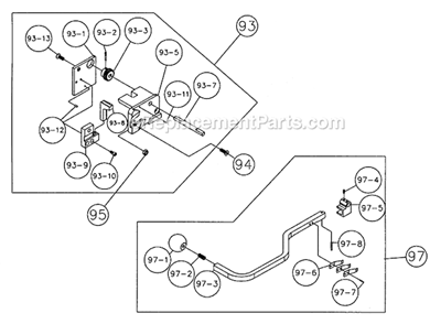 Part Location Diagram of PM9-PWBS14-197-7 Powermatic RIVET
