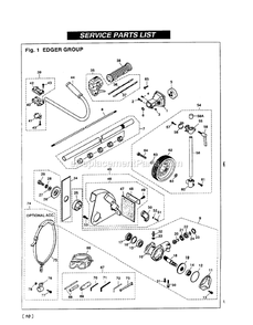 Part Location Diagram of 5211674-01 RedMax Tool Set