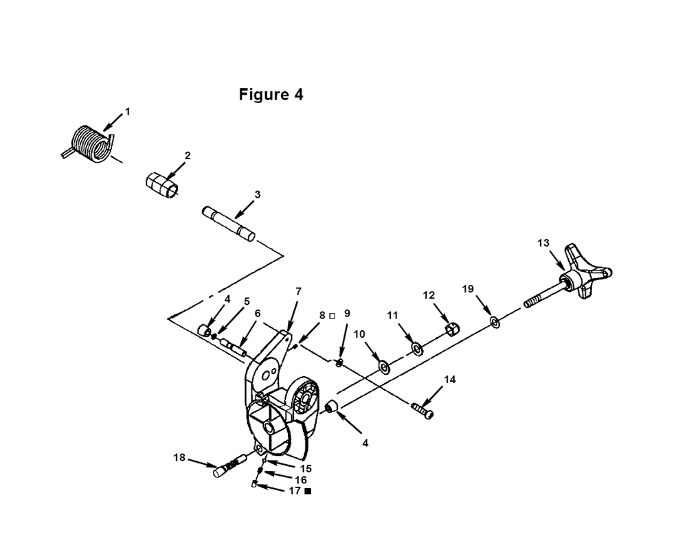Fig-3 Diagram and Parts List for  Ridgid Saw