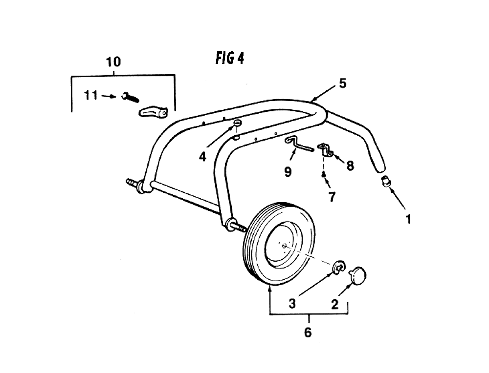 Fig-3 Diagram and Parts List for  Ridgid Drain Cleaner