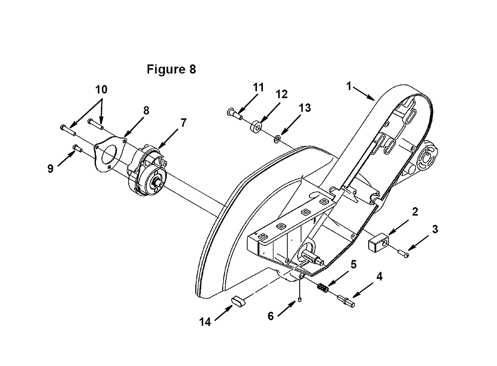 Fig-6 Diagram and Parts List for  Ridgid Saw