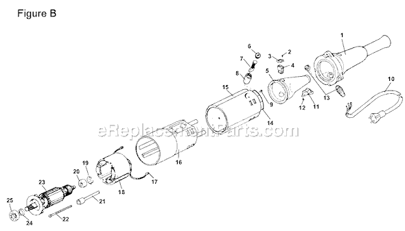 Page W Diagram and Parts List for  Ridgid Pipe Tools