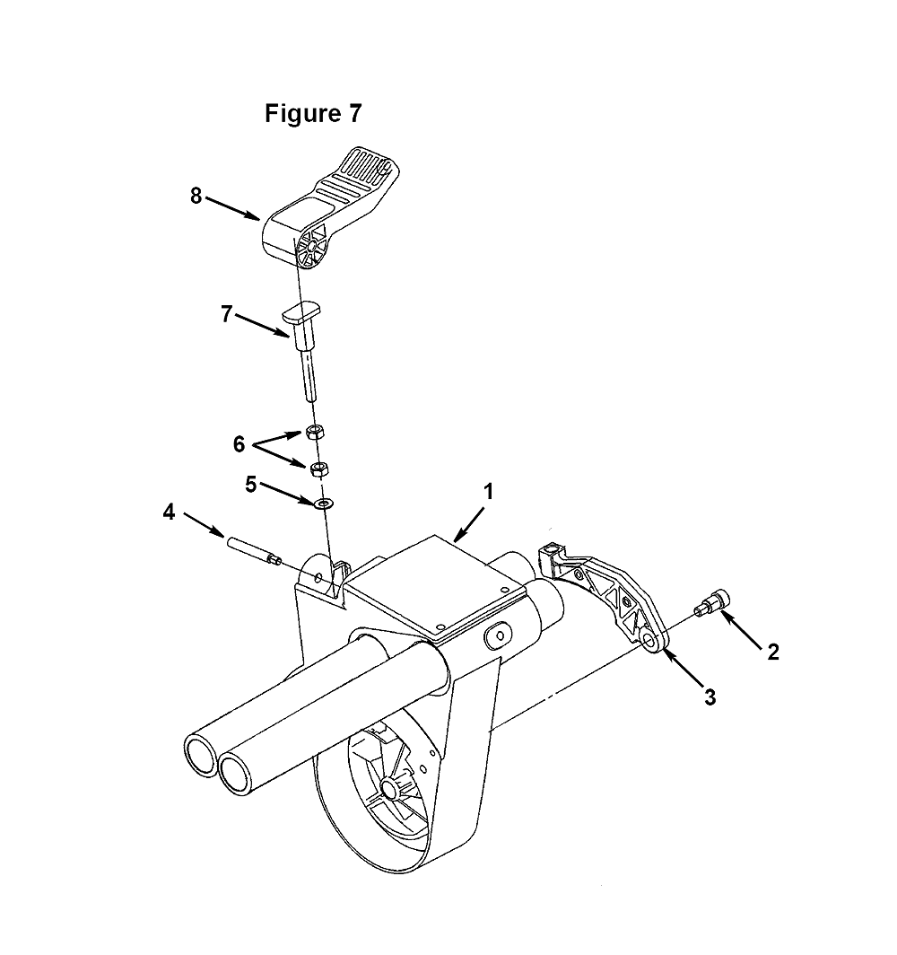 Fig-4 Diagram and Parts List for  Ridgid Saw