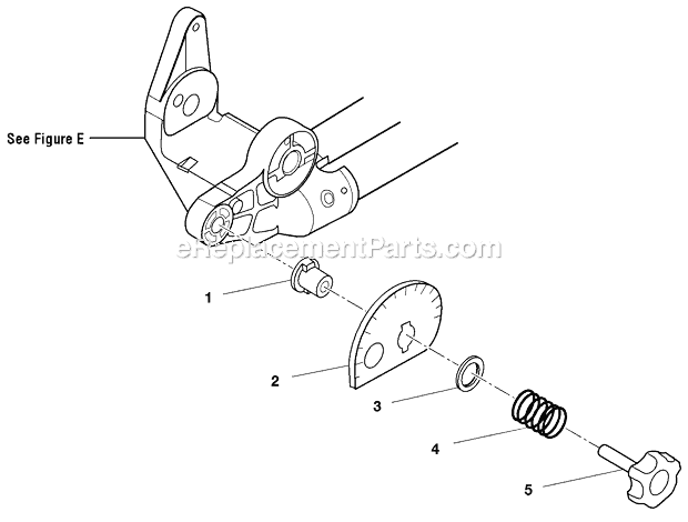 Page F Diagram and Parts List for  Ridgid Miter Saw