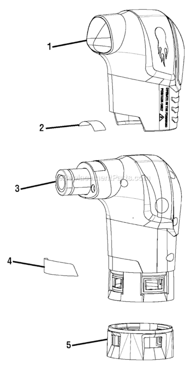 Page A Diagram and Parts List for  Ridgid Multi-Tool