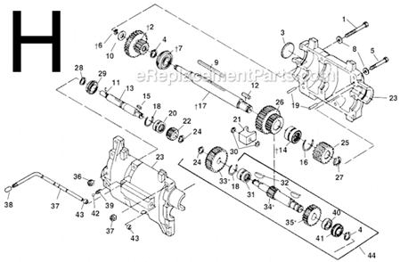 Part Location Diagram of 44430 Ridgid Retaining Ring