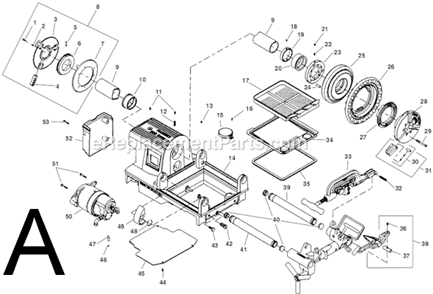 Part Location Diagram of 40270 Ridgid Lock Washer