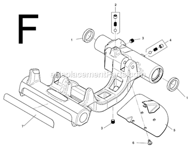 Page F Diagram and Parts List for  Ridgid Pipe Tools