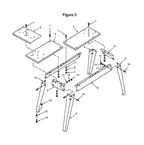 Fig-2 Diagram and Parts List for  Ridgid Lathe