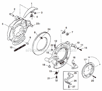Part Location Diagram of 33227 Ridgid Cam Bolt