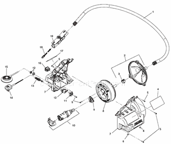 Part Location Diagram of 21768 Ridgid Stain Relief