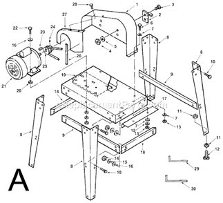 Part Location Diagram of 813164-6 Ridgid Nut Hex M5