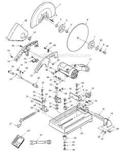 Part Location Diagram of A0345 Ridgid Spring