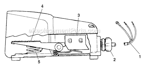 Page A Diagram and Parts List for  Ridgid Foot Switch