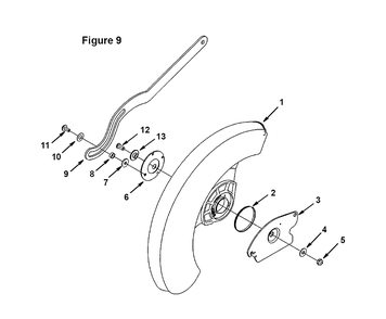 Fig-7 Diagram and Parts List for  Ridgid Saw