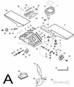 Page A Diagram and Parts List for  Ridgid