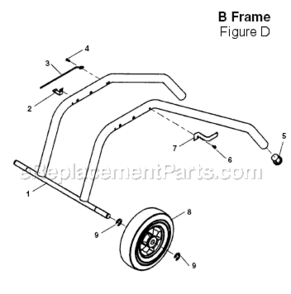 Page D Diagram and Parts List for  Ridgid Drain Cleaner