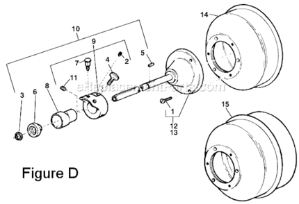 Page D Diagram and Parts List for  Ridgid Drain Cleaner