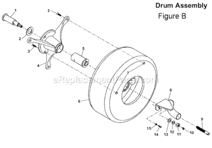 Page B Diagram and Parts List for  Ridgid Drain Cleaner