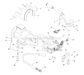 Part Location Diagram of 63952 Ridgid Rear Bracket