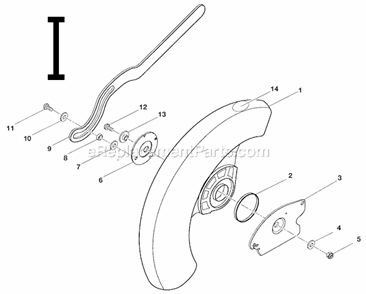 Page I Diagram and Parts List for  Ridgid Miter Saw