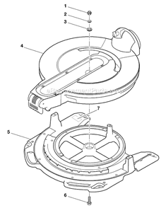 Part Location Diagram of 830136 Ridgid Base Asm