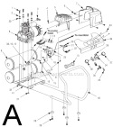 Page A Diagram and Parts List for  Ridgid Compressor