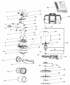 Part Location Diagram of 900483007 Ryobi SAND PAPER W/ H&L