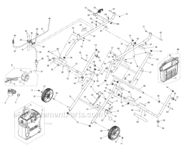Part Location Diagram of 080009005918 Ridgid Data Label (Pump)