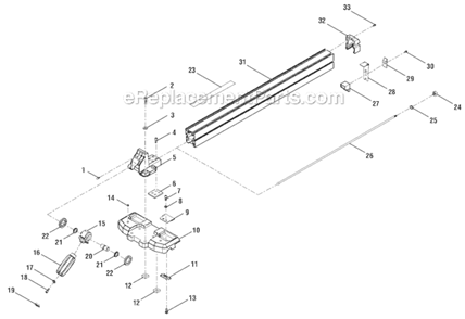 Part Location Diagram of 080035003905 Ryobi FENCE WARNING LABEL