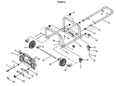 Part Location Diagram of 089110113061 Ridgid Blade Wrench (A)