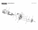 Figure D Diagram and Parts List for  Ridgid Generator