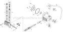 Figure 2 Diagram and Parts List for  Ridgid Pressure Washer