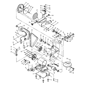 Page A Diagram and Parts List for  Rikon Sander Grinder