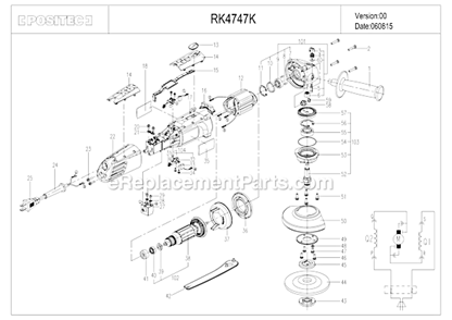 Part Location Diagram of 200W7000010000A0 Rockwell Screw