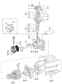 Page B Diagram and Parts List for  Rolair Compressor