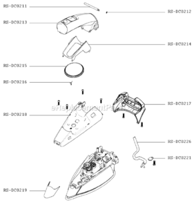Part Location Diagram of RS-DC0212 Rowenta Safety Pin