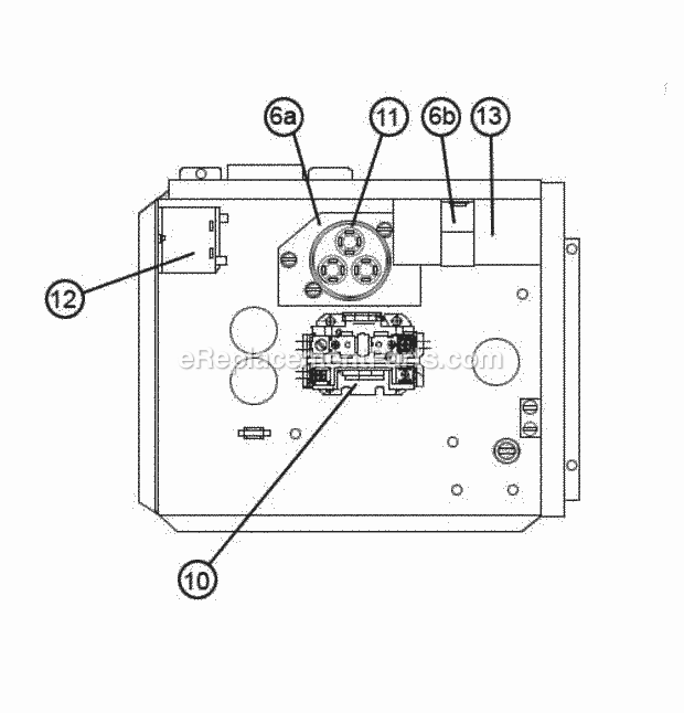 Control Box Assembly (Jaz Jbz Caz Daz Yaz) Diagram and Parts List for  Ruud Air Conditioner