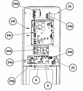 Control Box Diagram and Parts List for  Ruud Heater