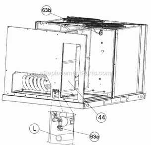 New Style Drain Sensor Diagram and Parts List for  Ruud Air Conditioner