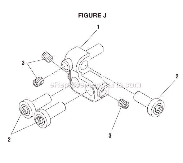 Page J Diagram and Parts List for  Ryobi Band Saw