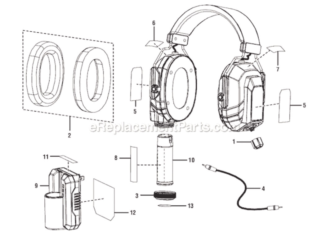 Page A Diagram and Parts List for  Ryobi Workwear