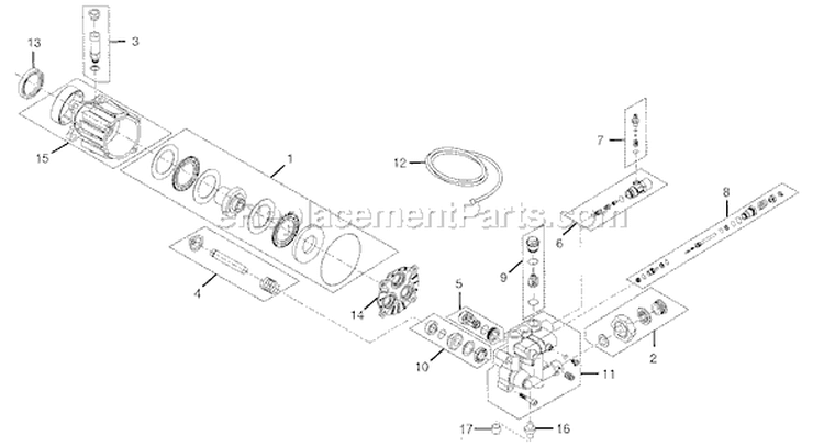 Page A Diagram and Parts List for RY780030 Ryobi Pressure Washer