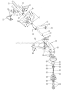 Part Location Diagram of 753-05088 MTD Throttle Cable Assembly