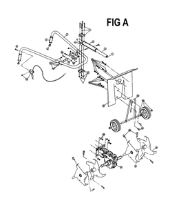 Fig-1 Diagram and Parts List for 809065150 Ryobi Tiller