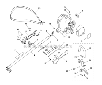 Part Location Diagram of 660563002 Homelite Screw