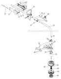 Shaft Assembly Diagram and Parts List for 41BD720A034 Ryobi Trimmer