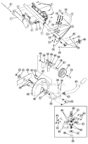 Part Location Diagram of 746-04085A MTD Throttle Cable Assembly