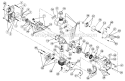 Page B Diagram and Parts List for 41CD725A034 Ryobi Trimmer